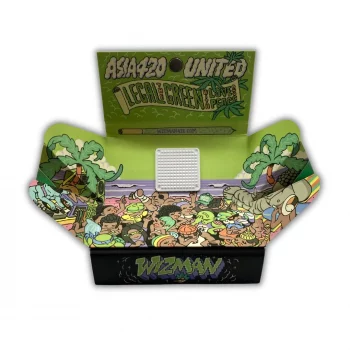 ASIA 420 UNITED - KING SIZE PAPER + GRINDER & TRAY