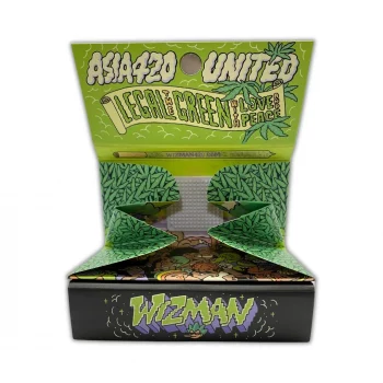 ASIA 420 UNITED - KING SIZE PAPER + GRINDER & TRAY