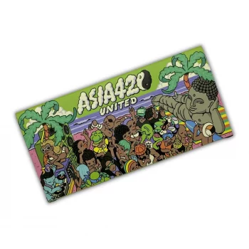 ASIA 420 UNITED - KING SIZE PAPER + GRINDER & TRAY