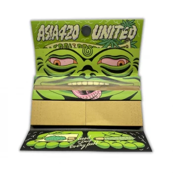 ASIA 420 UNITED - KING SIZE PAPER + GRINDER & TRAY