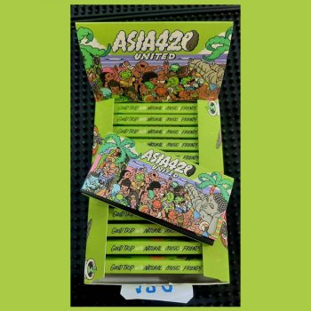 ASIA420 ROLLING PAPER+TIPS 2in1 King Size Slim 107x44 mm 32 leaves + 32 Tip Translucent Ultra Thin Rolling paper All Nature , Additive-Free Paper+Filter Tips+Tray+Grinder กระดาษพันลำ+ก้นกรอง กระดาษ Kingsize 107x44mm ก้นกรอง grinder Tray 32 ชุด/pack Price / ราคา ฿120.00 กัญชา ซื้อขายกัญชา ซื้อกัญชา ขายกัญชา ดอกกัญชา กัญชาใกล้ฉัน weed cannabis