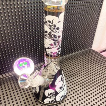 Bong Glass Middle Skull 25CM กัญชา ซื้อขายกัญชา ซื้อกัญชา ขายกัญชา ดอกกัญชา กัญชาใกล้ฉัน weed cannabis