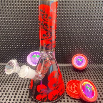Bong Glass Middle Skull 25CM กัญชา ซื้อขายกัญชา ซื้อกัญชา ขายกัญชา ดอกกัญชา กัญชาใกล้ฉัน weed cannabis