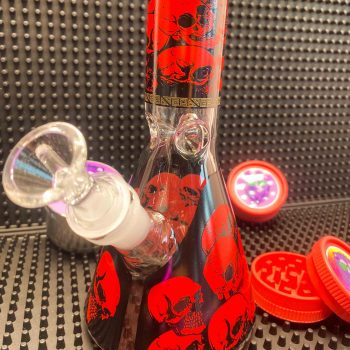 Bong Glass Middle Skull 25CM กัญชา ซื้อขายกัญชา ซื้อกัญชา ขายกัญชา ดอกกัญชา กัญชาใกล้ฉัน weed cannabis