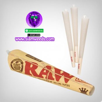 กระดาษโรลสำเร็จรูป RAW Pre-Rolled Cones 1 1/4 – 6 Pcs./Pack - Image 3