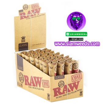 กระดาษโรลสำเร็จรูป RAW Pre-Rolled Cones 1 1/4 – 6 Pcs./Pack - Image 2